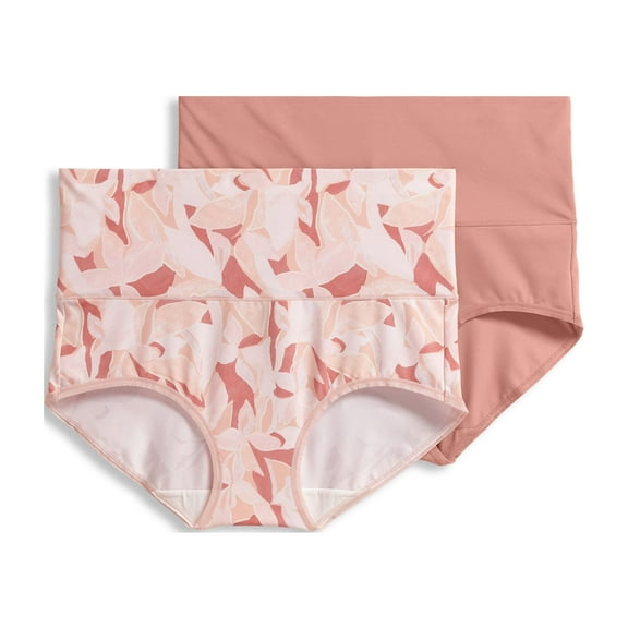 Jockey® Essentials Women's Tummy Smoothing 360° Mid-Waist Brief - 2 pack, Sizes Small-3XL
