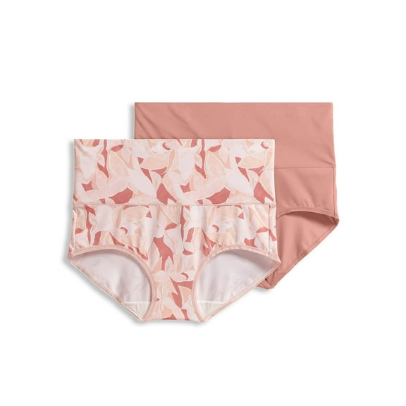 Jockey® Essentials Women's Tummy Smoothing 360° Mid-Waist Brief - 2 pack, Sizes Small-3XL