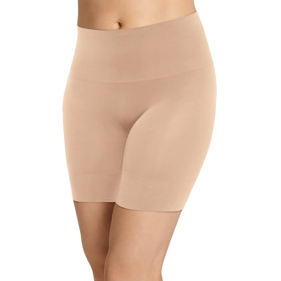 Jockey® Essentials Women's Tummy Smoothing Mid-Waist Mid-Thigh Short, Sizes Small-3XL