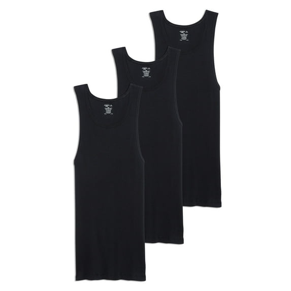 Jockey Men's 100% Cotton Tall Man A-Shirt Tank - 3 Pack
