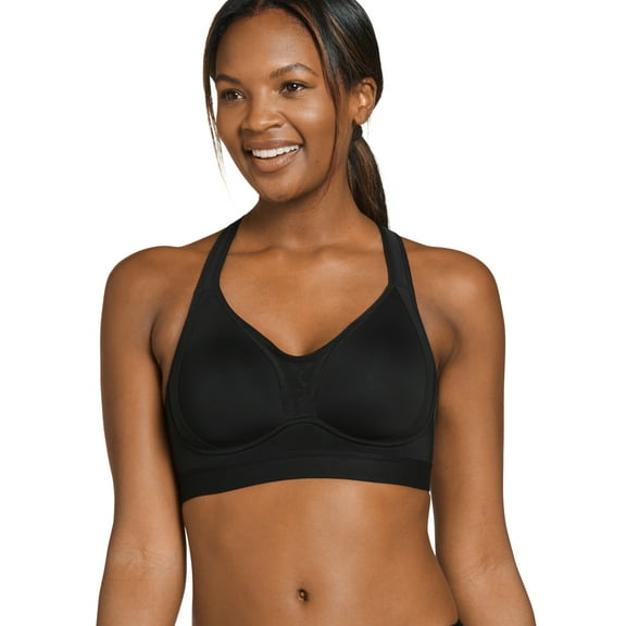 Jockey Forever Fit Women's Mid Impact Molded Cup Active Bra