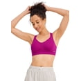 thumbnail image 1 of Jockey Forever Fit Women's Mid Impact Molded Cup Active Bra, 1 of 2