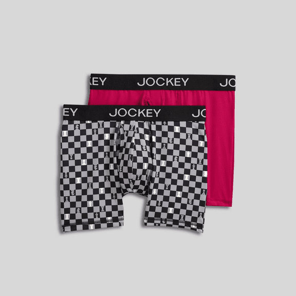 Jockey Generation Men's 2pk Fathers Day Micro Boxer Briefs - Chess, Small