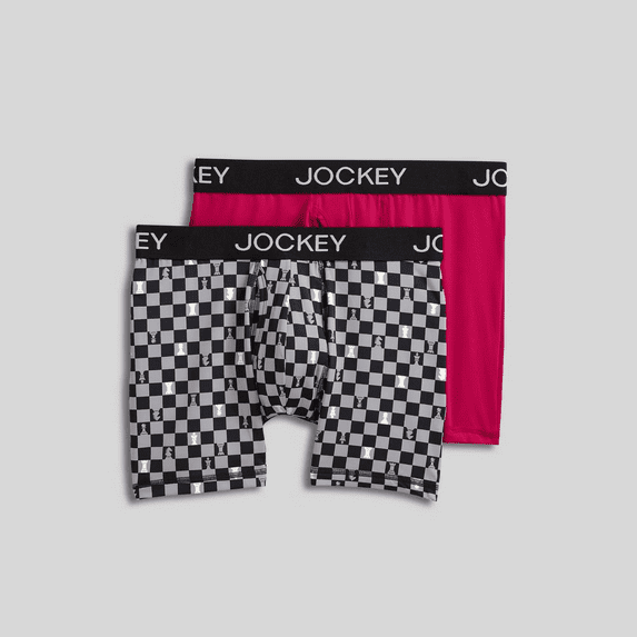 Jockey Generation Men's 2pk Fathers Day Micro Boxer Briefs - Chess, Small