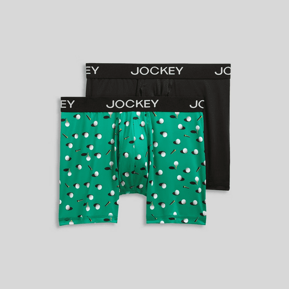 Jockey Generation Men's 2pk Fathers Day Micro Boxer Briefs - Golf, XLarge