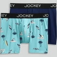 thumbnail image 1 of Jockey Generation Men's 2pk Fathers Day Micro Boxer Briefs - Surfboards, Large, 1 of 3