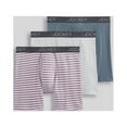 thumbnail image 1 of Jockey Generation Men's Cotton Blend 3pk Boxer Briefs - Purple/Gray/Blue, Small, 1 of 4