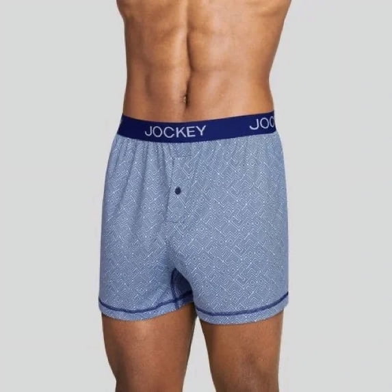 Jockey Generation Men's Microfiber Boxer Shorts - Island Geo - S
