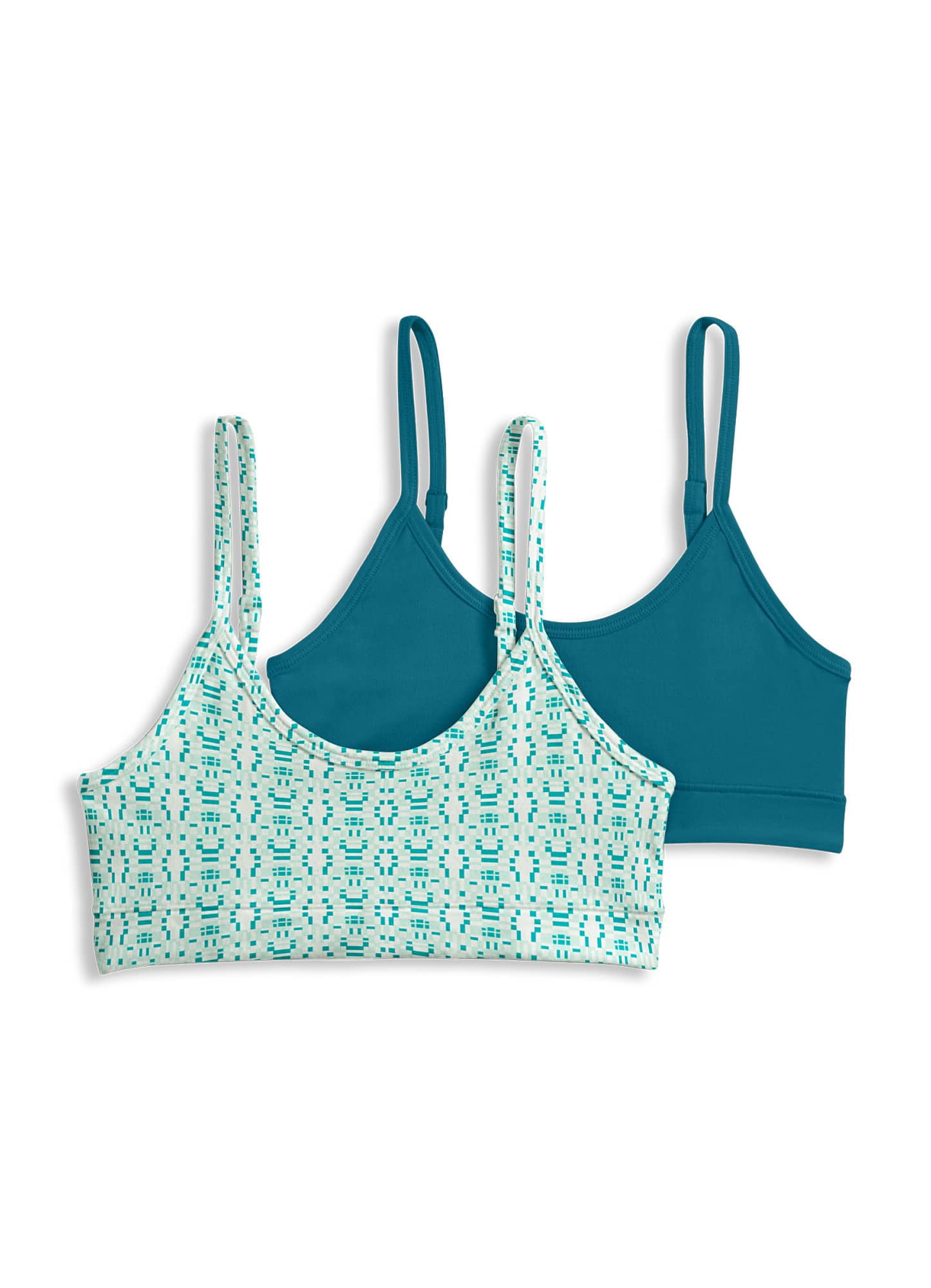 Jockey Girls' Cotton Stretch Bralette 2 Pack