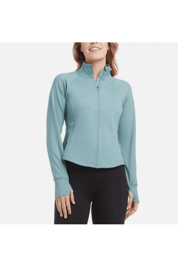 Ladies' Yoga Jacket, Artic Blue, Size XL