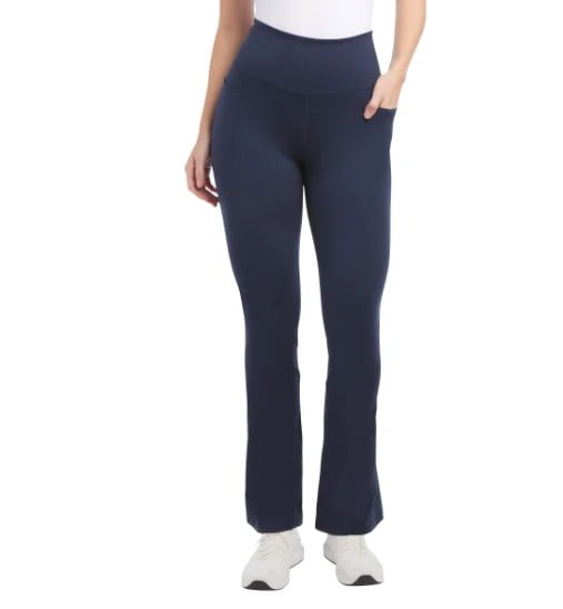 Flare Jockey Fleece Yoga Pants RBX Active Women's Fleece Lined