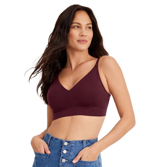 Jockey® Light Lift Seamfree® Bralette 4465 Color: Deep Sangria Size: LARGE