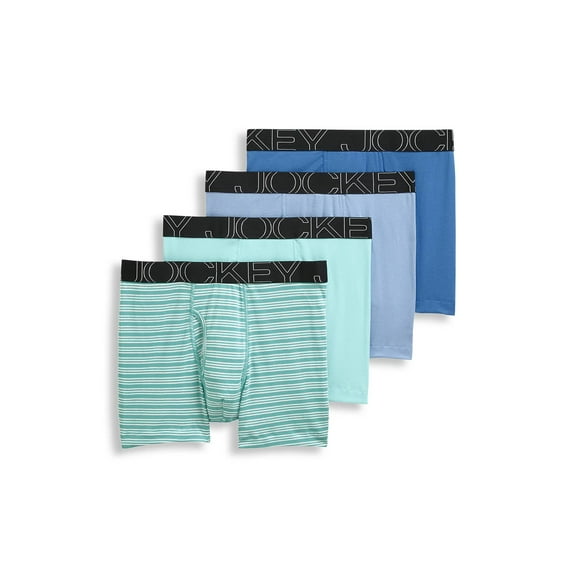 Jockey Men ActiveBlend 5" Boxer Brief - 4 Pack