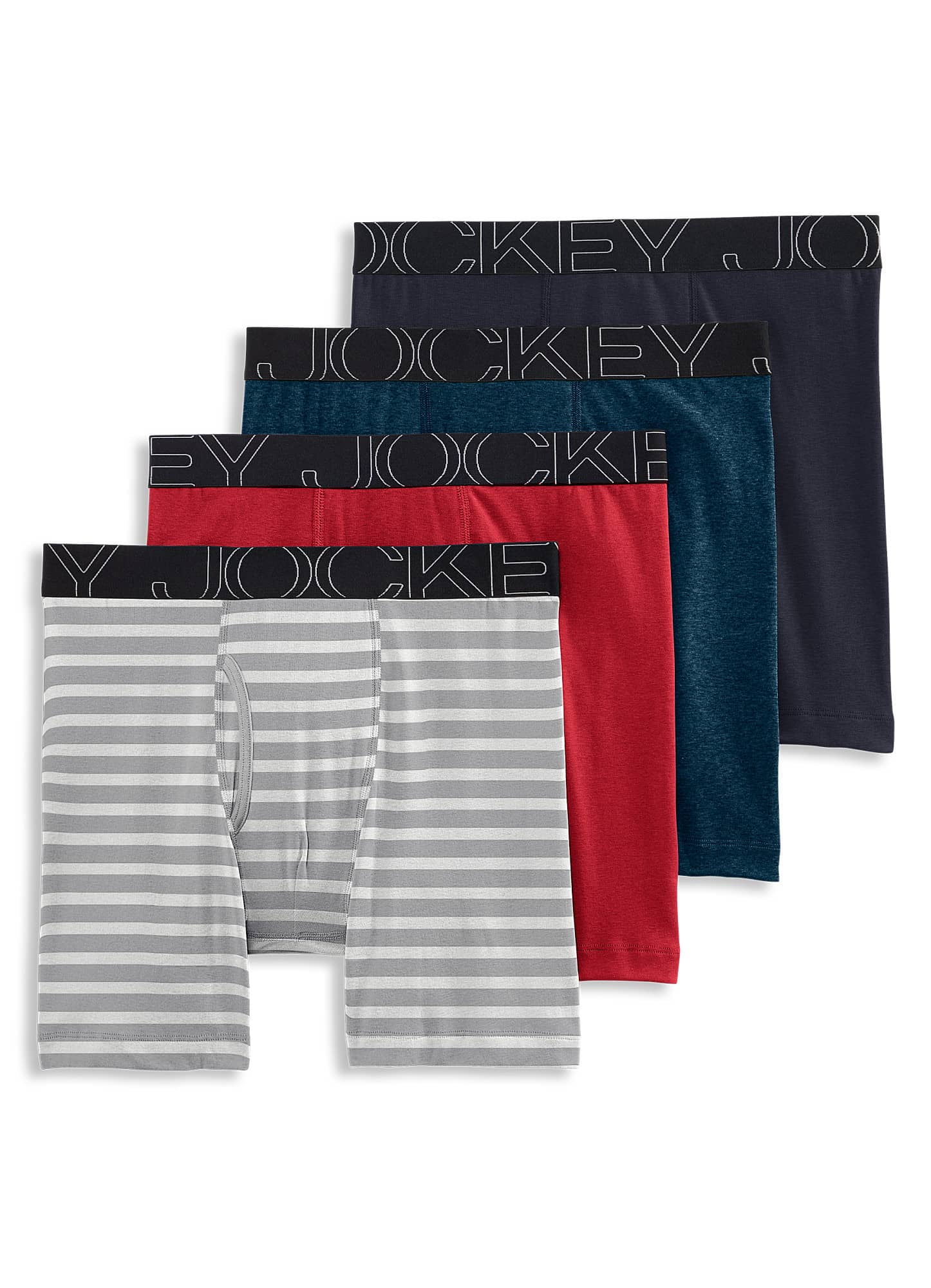 Jockey Men ActiveBlend 7" Midway Brief 4 Pack