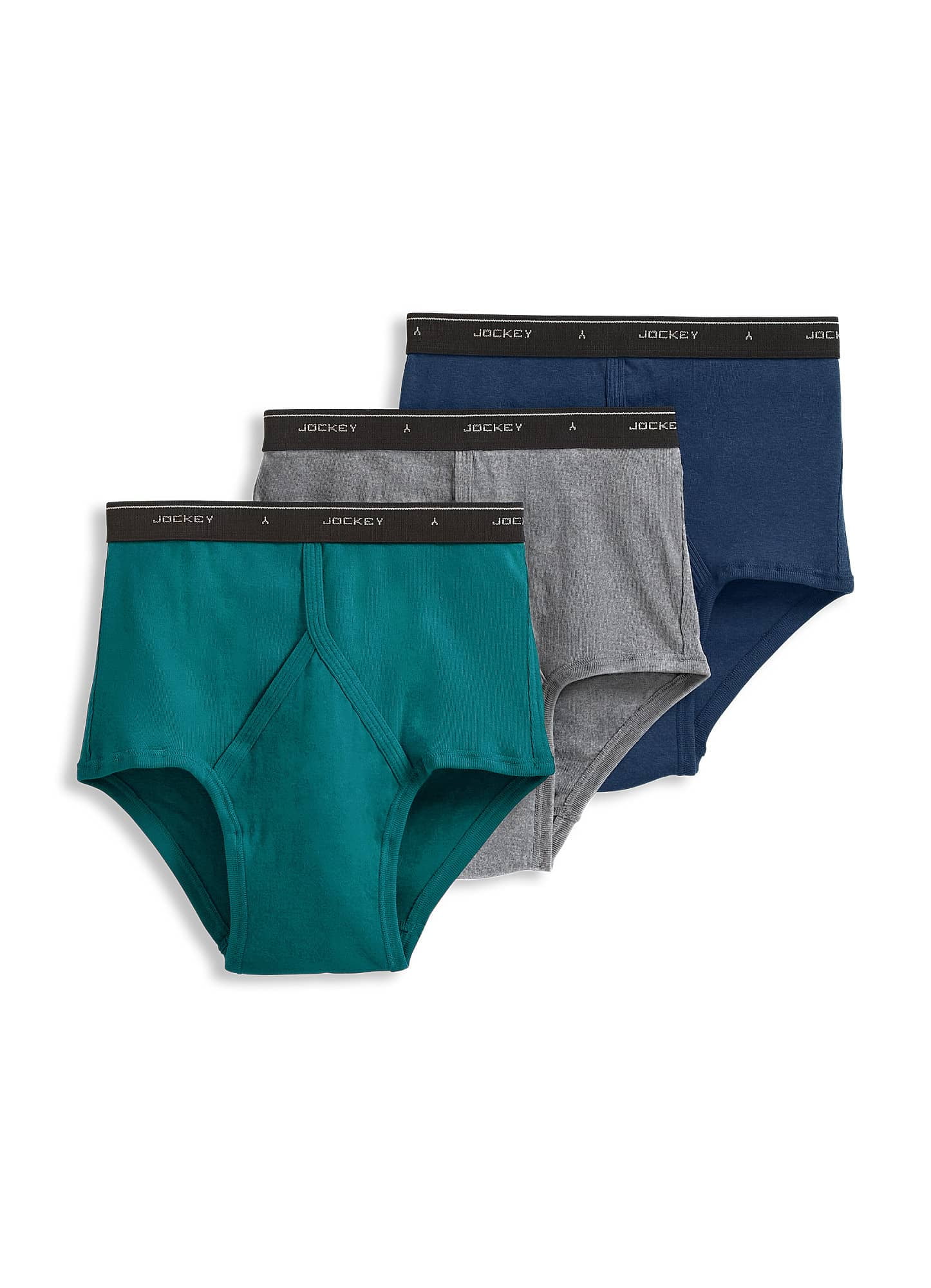 Jockey Men Classic Full Rise Brief 3 Pack