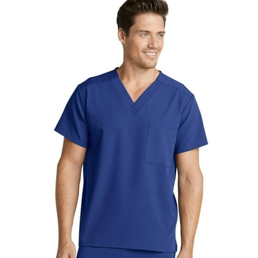 Jockey Men/Women Classic Unisex One Pocket Stretch Scrub Top