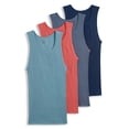 thumbnail image 1 of Jockey Men's 100% Cotton A-Shirt Tank - 4 Pack, 1 of 4