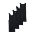Jockey Men's 100 Cotton AShirt Tank 4 Pack