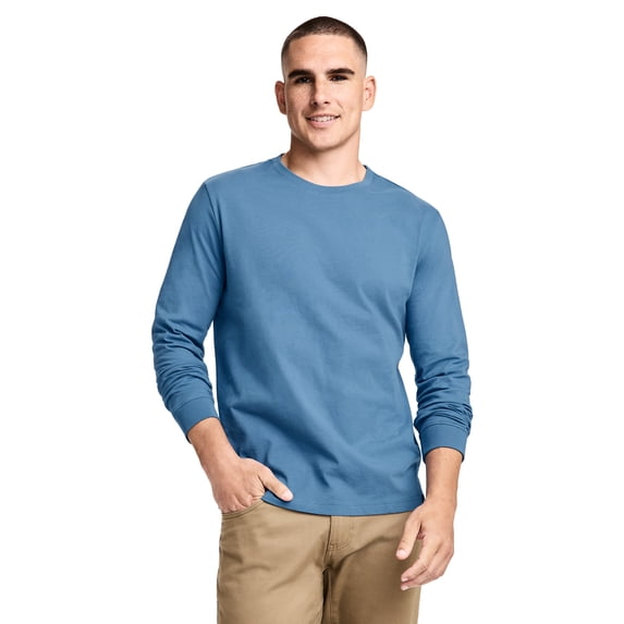 Jockey Men's 100% Cotton Legacy Long Sleeve Crew Neck T-Shirt