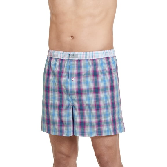 Jockey Men's 100% Cotton Woven 5" Boxer