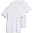 thumbnail image 1 of Jockey Men's 2XL Tall V-Neck Cotton Undershirt, 2-Pack, 1 of 4