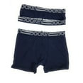 thumbnail image 1 of Jockey Men's 3-Pack Cool & Fresh Mid-Rise Boxer Brief, White/Navy/Navy, M, 1 of 1