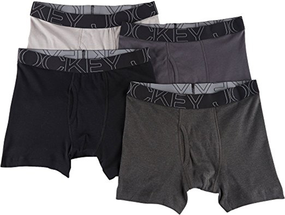 Jockey Men's 4pk Active Blend Boxer Briefs