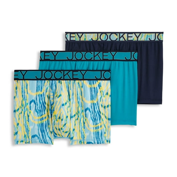 Jockey Men's Active Microfiber 2.5" Trunk - 3 Pack