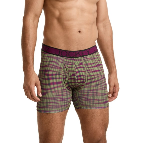 Jockey Men's Active Microfiber 5" Boxer Brief