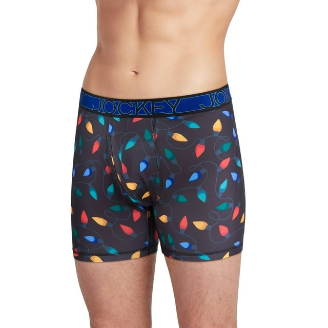 Jockey Men's Active Microfiber 5" Boxer Brief