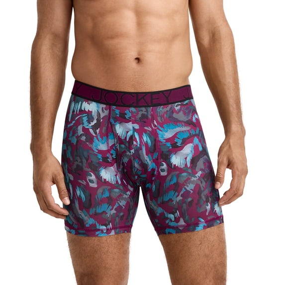 Jockey Men's Active Microfiber 5" Boxer Brief