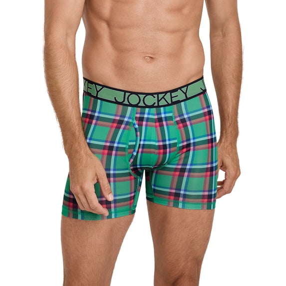 Jockey Men's Active Microfiber 5" Boxer Brief