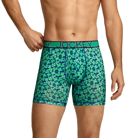 Jockey Men's Active Microfiber 5" Boxer Brief