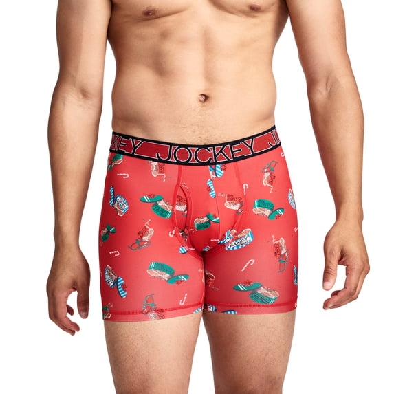 Jockey Men's Active Microfiber 5" Boxer Brief