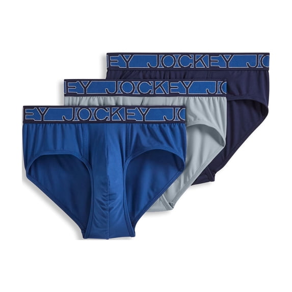 Jockey Men's Active Microfiber Brief - 3 Pack
