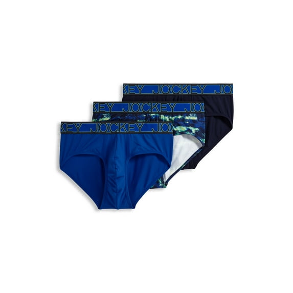 Jockey Men's Active Microfiber Brief - 3 Pack
