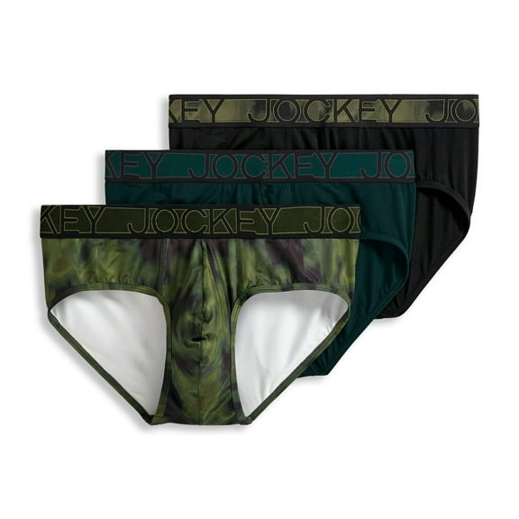 Jockey Men's Active Microfiber Brief - 3 Pack
