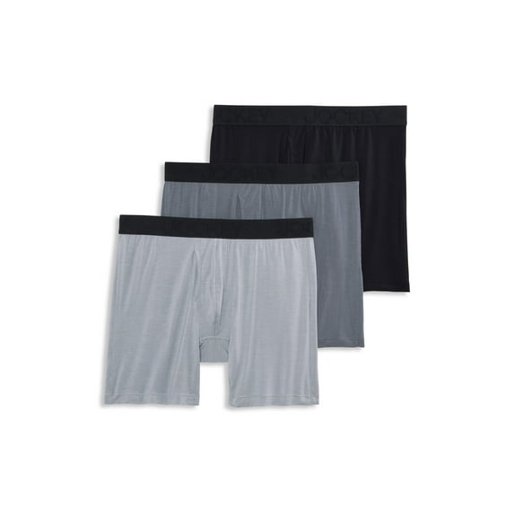 Jockey Men's Active Ultra Soft Modal 6" Boxer Brief - 3 Pack