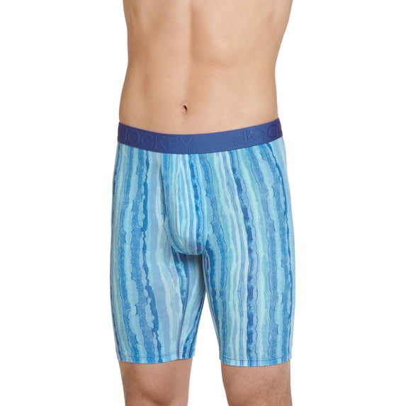 Jockey Men's Active Ultra Soft Modal 9" Long Leg Boxer Brief