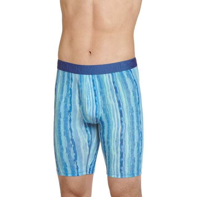 Jockey Men's Active Ultra Soft Modal 9" Long Leg Boxer Brief