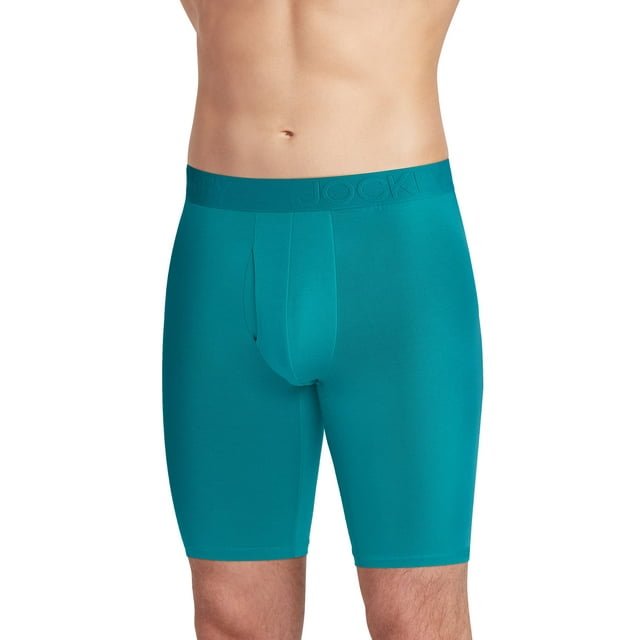 Jockey Men's Active Ultra Soft Modal 9" Long Leg Boxer Brief