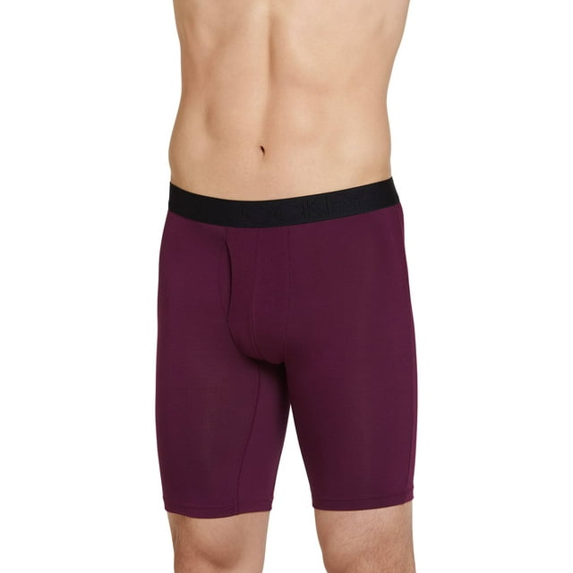 Jockey Men's Active Ultra Soft Modal 9" Long Leg Boxer Brief