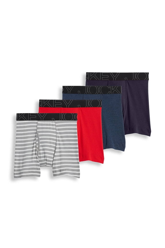 Men's ActiveBlend 5" Boxer Brief - 4 Pack