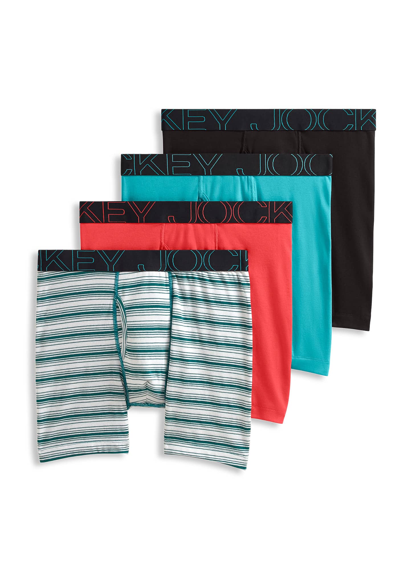 Jockey Men's ActiveBlend 7" Midway Brief 4 Pack