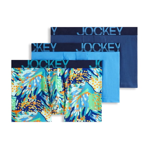 Jockey Men's ActiveStretch 4" Boxer Brief - 3 Pack