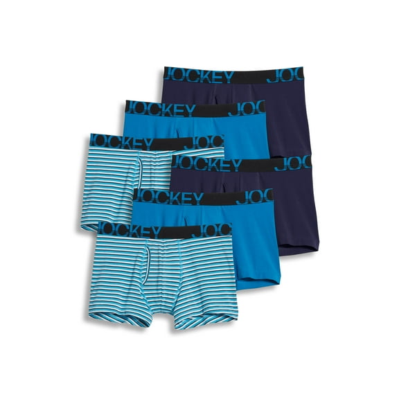Jockey Men's ActiveStretch 4" Boxer Brief - 6 Pack
