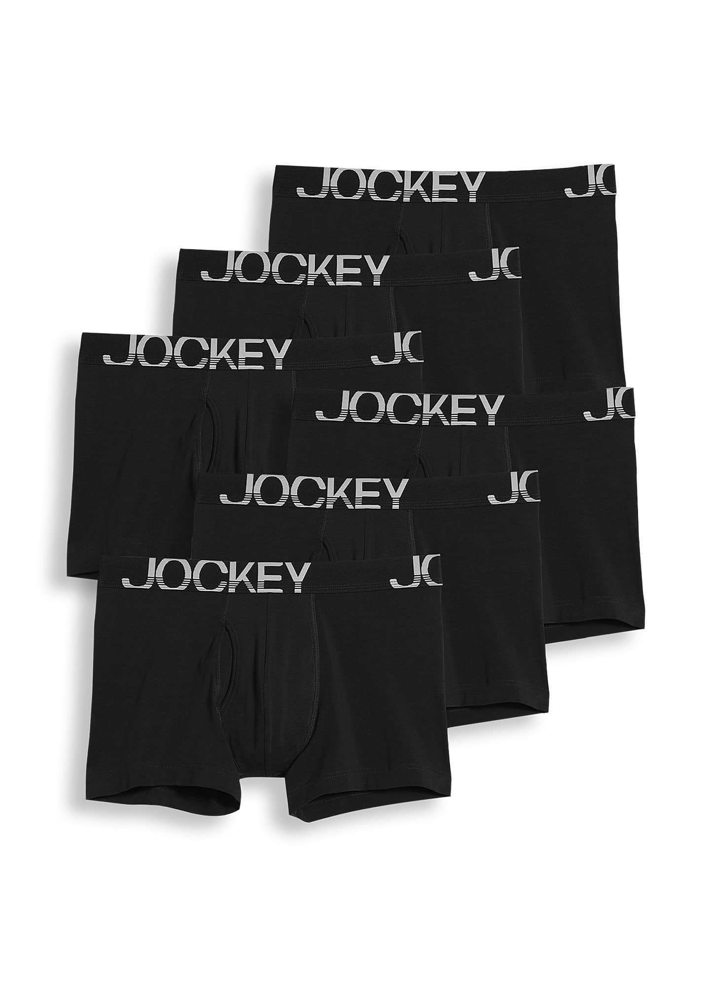 Jockey Men's ActiveStretch 4" Boxer Brief 6 Pack