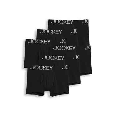 Jockey Men's ActiveStretch 4" Boxer Brief - 6 Pack