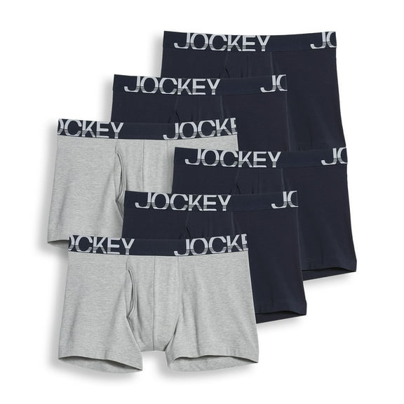 Jockey Men's ActiveStretch 4" Boxer Brief - 6 Pack