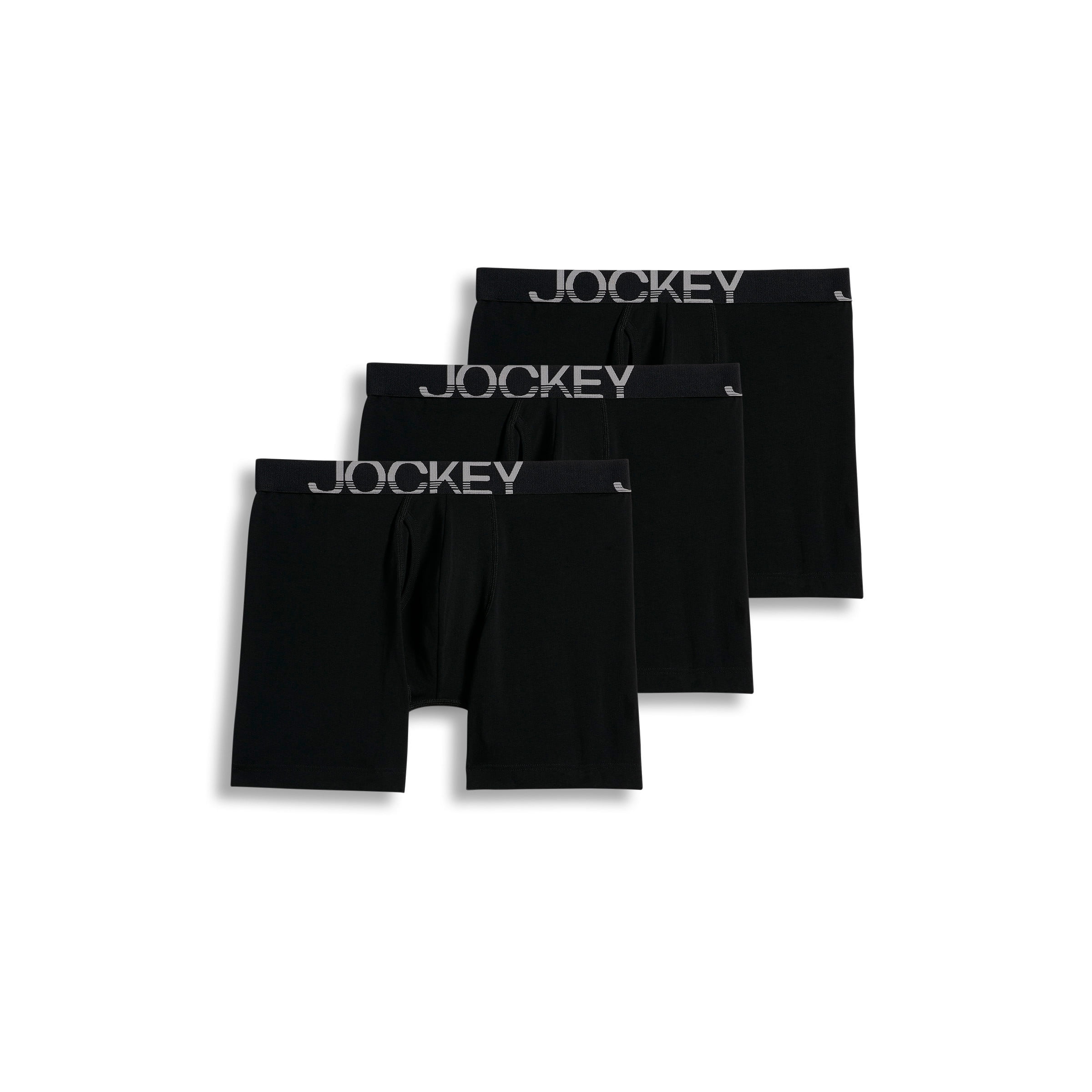 Jockey Men's ActiveStretch 7" Long Leg Boxer Brief - 3 Pack - Walmart.com